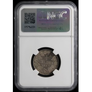 Germany. Baden 1/2 Gulden 1867 Silver