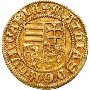 Hungary - Matthias Corvinus (1458 - 1490) Goldgulden Kremnitz