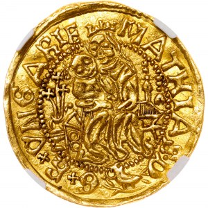 Hungary - Matthias Corvinus (1458 - 1490) Goldgulden Kremnitz