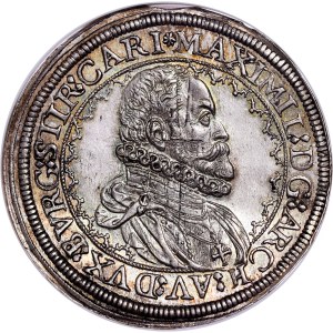 House of Habsburg - Archduke Maximilian (1602-1618) Thaler ND 1604 or 1606 Hall