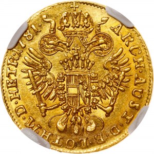 Joseph II. (1765-1790) Ducat 1781 E