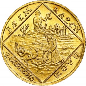 Czechoslovakia - First Republic, 4 Ducats 1928 Kremnitz