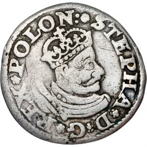 Polska - Stefan Batory. Trojak (3 grosze) 1580 Olkusz