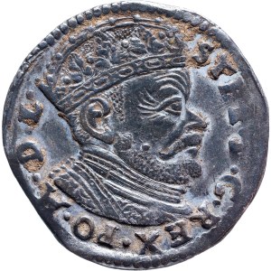 Poland - Stefan Batory. Trojak (3 grosze) 1585 Vilnius