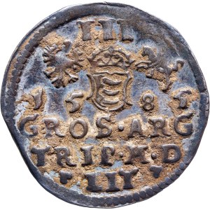 Poland - Stefan Batory. Trojak (3 grosze) 1585 Vilnius