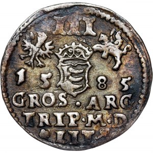 Poland - Stefan Batory. Trojak (3 grosze) 1585 Vilnius