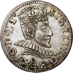 Poland - Sigismund III Vasa Groschen (Trojak) 1590 GE