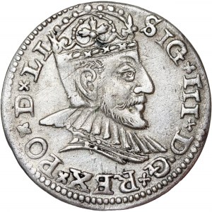 Poland - Sigismund III Vasa Groschen (Trojak) 1590 GE
