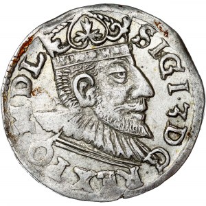 Poland - Sigismund III Vasa Groschen (Trojak) 1592 IF