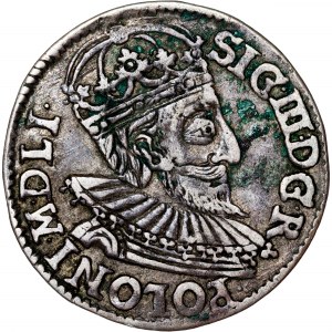 Poland - Sigismund III Vasa Groschen (Trojak) 1592 Olkusz