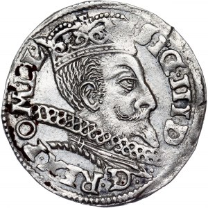 Poland - Sigismund III Vasa Groschen (Trojak) 1597 IF HR