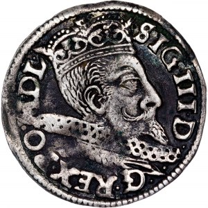 Poland - Sigismund III Vasa Groschen (Trojak) 1597 IF HR