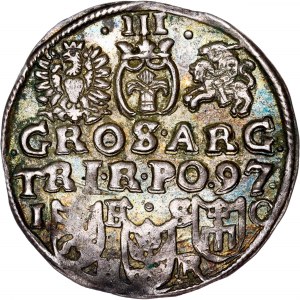 Poland - Sigismund III Vasa Groschen (Trojak) 1597 Bromberg