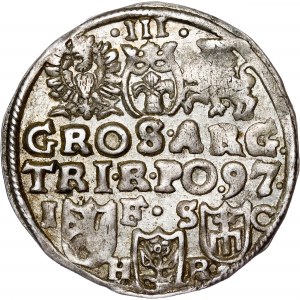Poland - Sigismund III Vasa Groschen (Trojak) 1597 Bromberg