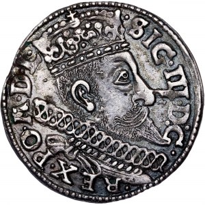 Poland - Sigismund III Vasa Groschen (Trojak) 1598 IF HR