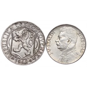 Czechoslovakia - 50, 100 Korun - 2 pcs