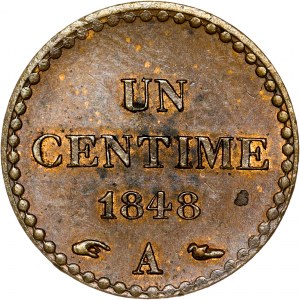 France - 1 Centime 1848 A