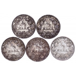 German States - LOT - 5 pcs