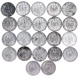 Germany - 50 Reichspgennig LOT - 22 pcs