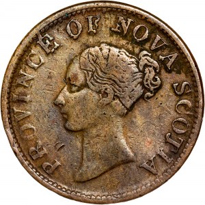 Canada - Nova Scotia. Victoria Thistle 1/2 Penny Token