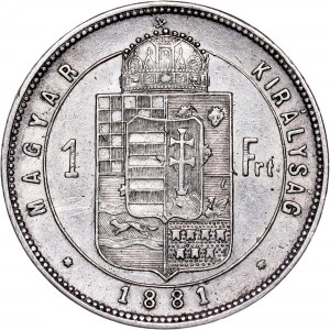 House of Habsburg - Franz Joseph I. (1848-1916) Forint 1881 KB