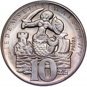 Poland - 10 Zlotych 1965 MW Pattern