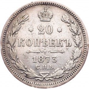 Russia - Alexander II., 1855-1881. 20 Kopecks 1873, СПБ-HI