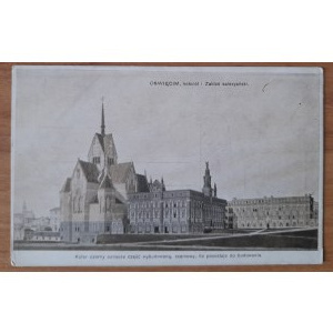 Oświęcim,kościół i Zakład Salezyański.
