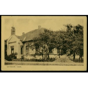 SZYMBARK - Szkoła, wyd. Kółko Rolnicze, Szymbark, św. sepia, ok. 1920