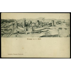 31 KROSNO - Krosno in 1643, Nakł. Bernard Fischbein, St., chb., ca. 1910,