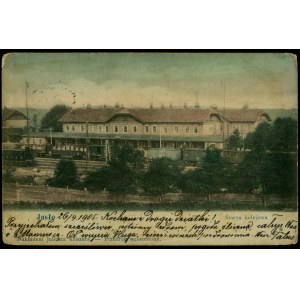4 JASŁO - Stacya kolejowa, Nakł. Juliusz Kriszer, ok. 1900,