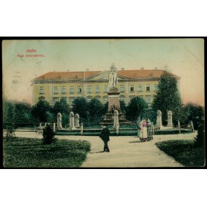 9 JASŁO - Sąd obwodowy, Nakł. Juliusz Kriszer, Jasło, św. kol., ok. 1910,