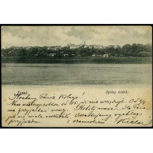 17 SANOK - Ogólny widok, Nakł. S. Katz, Sanok, św. czb., ok. 1900,