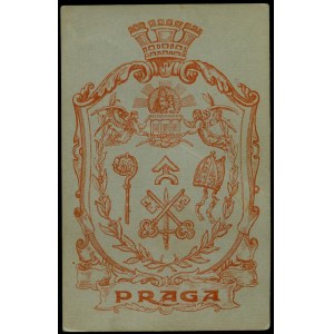 4 WARSZAWA - Herb Pragi,, SWOI - SWOIM - Szkole Rzeszotarskiej, lit. czerw., ok. 1910