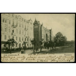 11 WARSZAWA - Aleje Ujazdowskie [6], 611, Nakł. St. Winiarski, Warszawa, św. czb., ok. 1910.