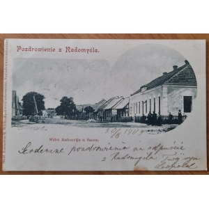 Radomyśl.Pozdrowienia.Widok Radomyśla n.Sanem