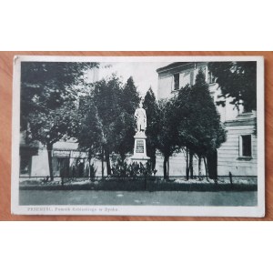 Przemyśl.Pomnik Sobieskiego w Rynku.