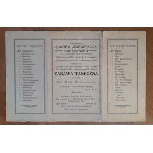 Bochnia.Zaproszenie na zabawę taneczną 19.01.1929 r.