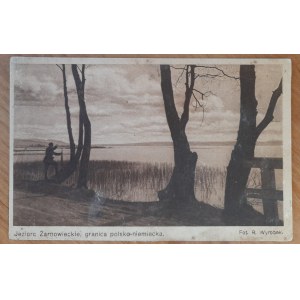 Jezioro Żarnowieckie,granica polsko-niemiecka.