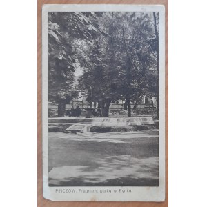Pińczów.Fragment parku w Rynku.
