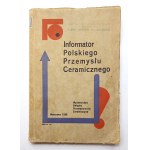 Informator polskiego przemysłu ceramicznego, Warszawa 1929 r.