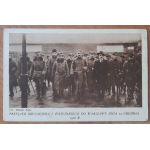 Warszawa Brygadjer J. Piłsudskiego do Warszawy dnia 12 grudnia 1916 r.