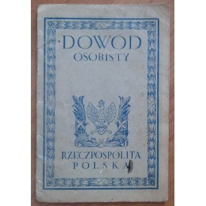 Kielce.Dowód osobisty na nazwisko Rudnicki Stanisław