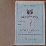 Kielce.Dowód osobisty na nazwisko Rudnicki Stanisław