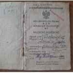 Paszport emigracyjny na nazwisko Dubaniewicz