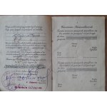 Paszport emigracyjny na nazwisko Dubaniewicz