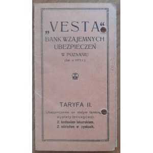 Poznań.Ulotka reklamowa firmy Vesta