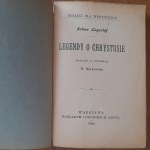 Lagerlof S.Legendy o Chrystusie.