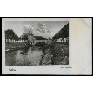 KALISZ - Most kamienny, św, czb., ok. 1900,
