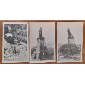 Krakow. 8 photos from the demolition of A. Mickiewicz's monument by the Nazis
